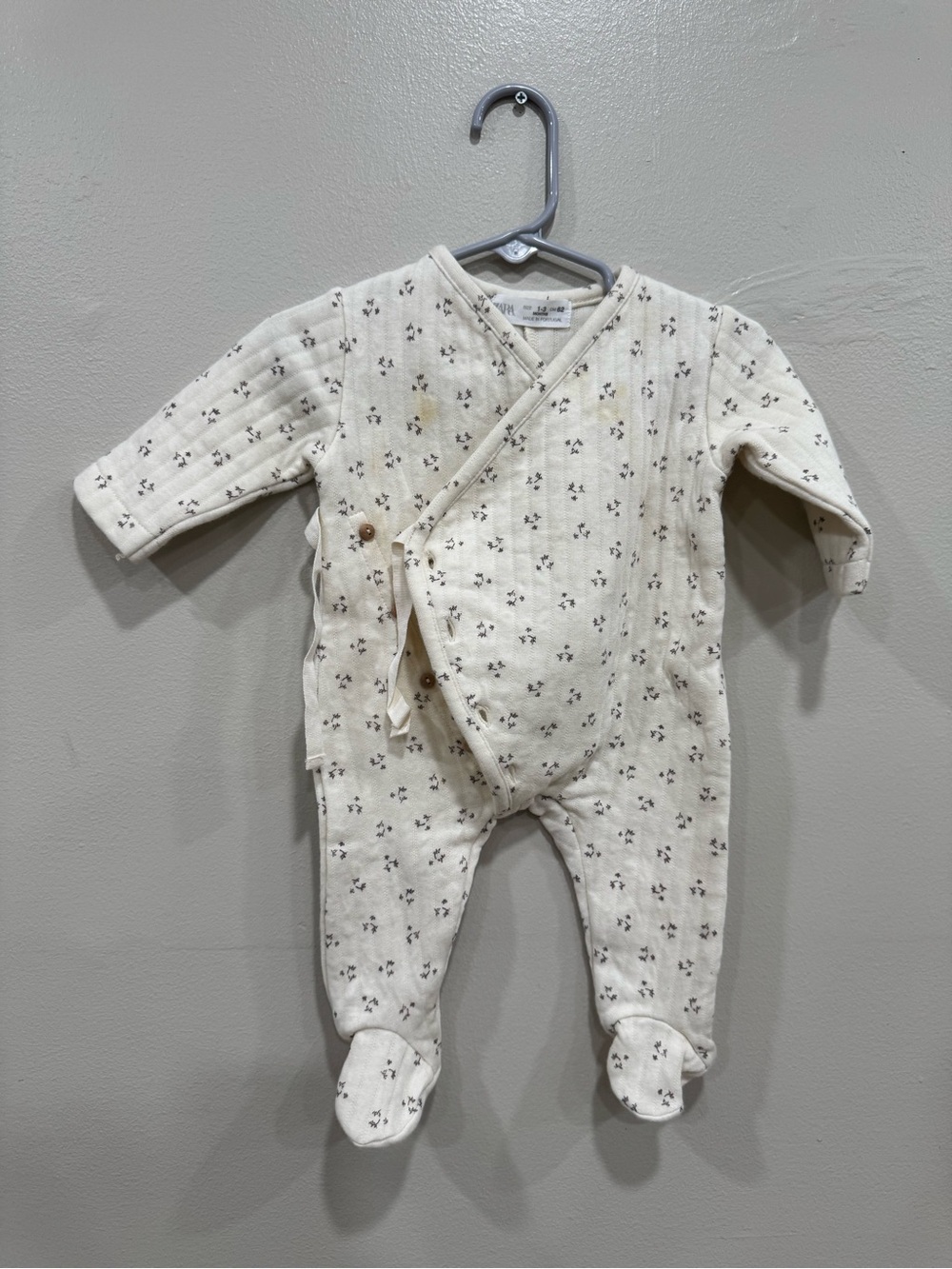 Zara baby quilted bodysuit size 1-3month